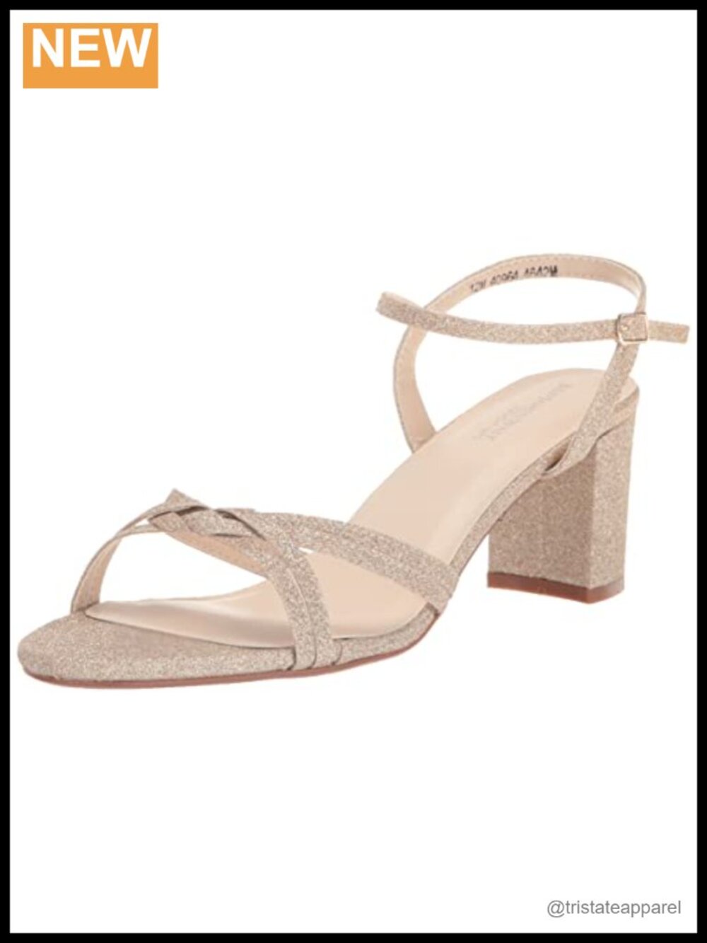 Touch Ups Women's Elle Platform Block Heel Ankle Strap Bridal Sandal